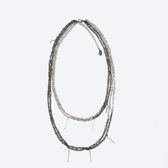ZARA Collection Layered Multi Chains Necklace - Picture 1 of 2